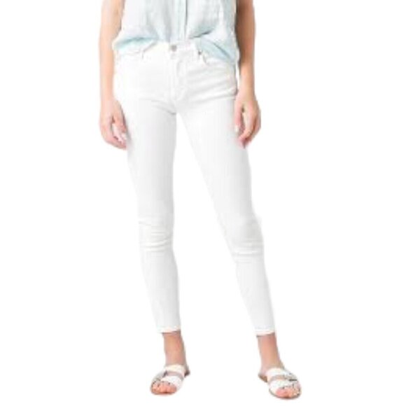 Agolde Sophie White Mid Rise Skinny Ankle Jeans 24 - Picture 1 of 5
